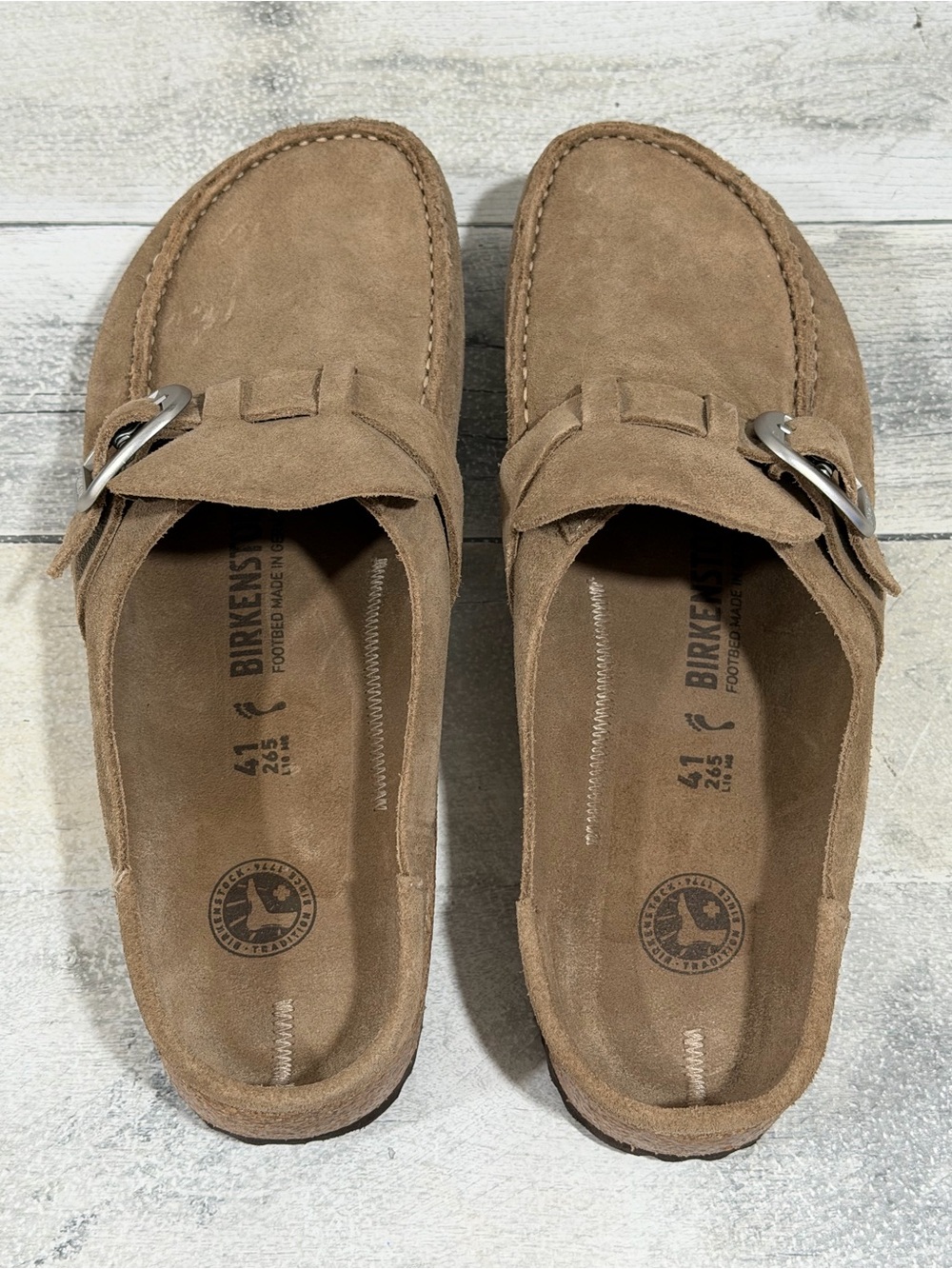 BIRKENSTOCK Buckley Clog in Tea Brown - Size - 10-10.5 .US / 41 .EU - Picture 3 of 9